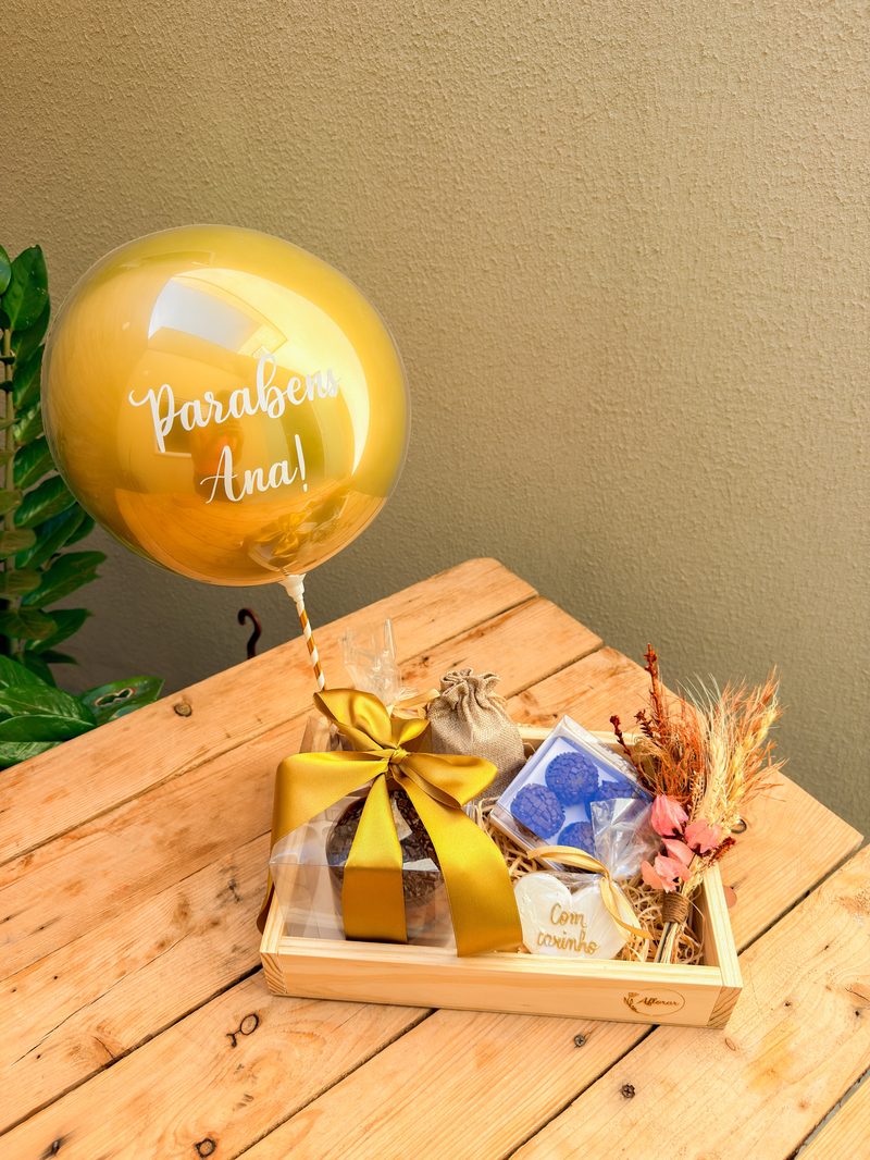 Happy Birthday - presente Aflorar Cestas